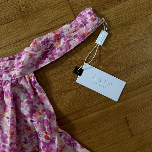 NWT ASTR Ambretta Floral Halter Midi Dress - Picture 4 of 11